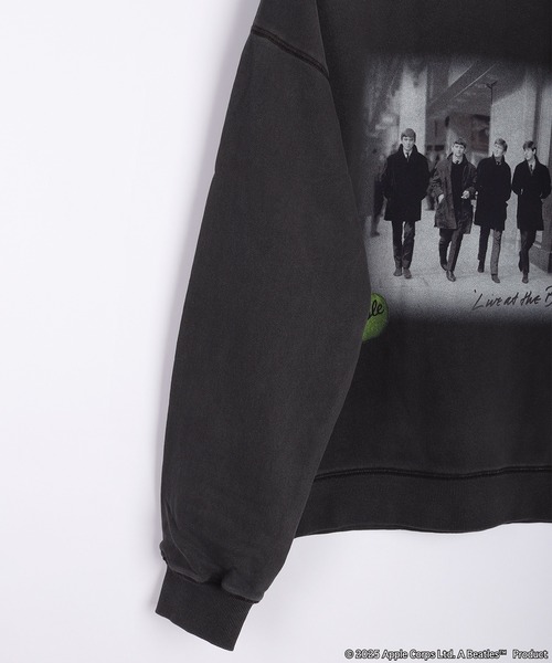 The Beatles（ザビートルズ）の「The Beatles / ビートルズ 裏毛 長袖トレーナー LIVE at the BBC フォトプリント（スウェット・メンズ・ブラック/グレー・M/L/XL）」の14枚目の写真