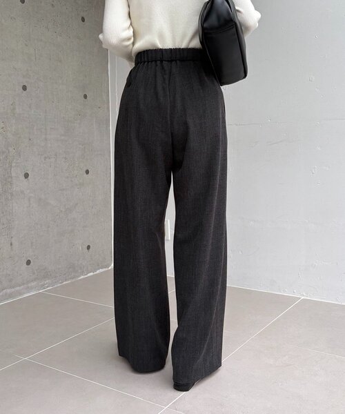 CAPRICIEUX LE'MAGE（カプリシューレマージュ）の「【低身長サイズあり】アシメベルトSETパンツ（その他パンツ・レディース・ブラウン/ベージュ/チャコールグレー・38/PS/36）」の9枚目の写真