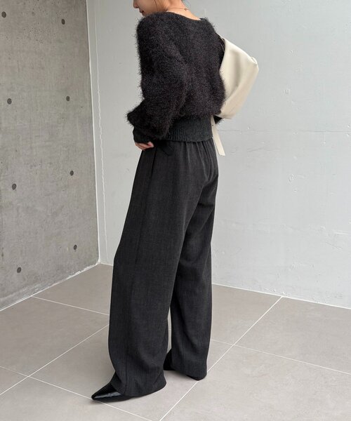 CAPRICIEUX LE'MAGE（カプリシューレマージュ）の「【低身長サイズあり】アシメベルトSETパンツ（その他パンツ・レディース・ブラウン/ベージュ/チャコールグレー・38/PS/36）」の13枚目の写真