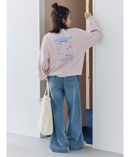 Ungrid（アングリッド）の「【WEB限定】バックロゴスウェット（スウェット・レディース・イエロー/ライトグレー/ピンク/チャコールグレー/ブルー・FREE）」の20枚目の写真