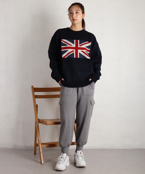 WESTSEA（ウエストシー）の「サイドポケット 裾リブ ニットジョガーパンツ（その他パンツ・レディース・グレー/ブラック/ホワイト・FREE）」の17枚目の写真