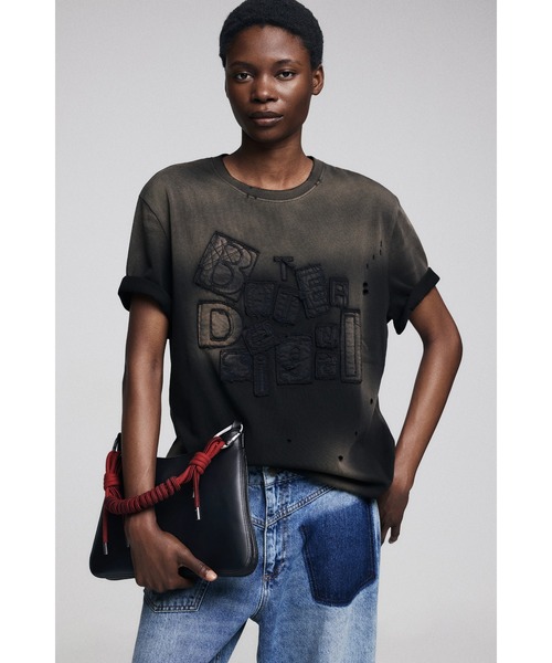 Desigual×BOTTER】サンフェードヴィンテージ風Tシャツ（Tシャツ