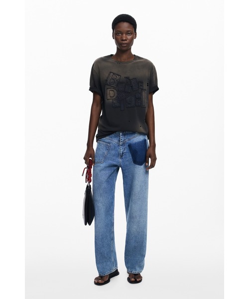 Desigual×BOTTER】サンフェードヴィンテージ風Tシャツ（Tシャツ