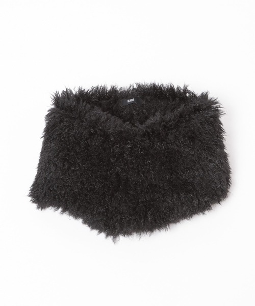 HARE(ハレ)の「マルチファーティペット(HARE)(ネックウォーマー/スヌード・メンズ・ブラウン/ブラック・FREE)」の5枚目の写真