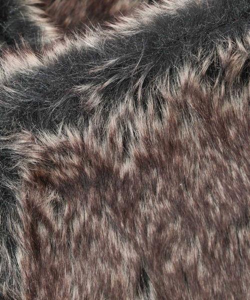 HARE(ハレ)の「マルチファーティペット(HARE)(ネックウォーマー/スヌード・メンズ・ブラウン/ブラック・FREE)」の12枚目の写真