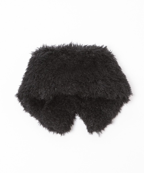 HARE(ハレ)の「マルチファーティペット(HARE)(ネックウォーマー/スヌード・メンズ・ブラウン/ブラック・FREE)」の14枚目の写真