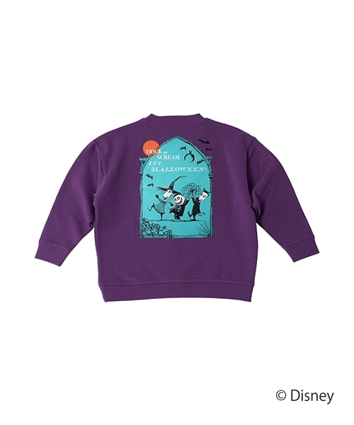 GLAZOS（グラソス）の「【SKIT0LY】【DISNEY】ナイトメアー・ビフォア・クリスマス/アソートプリントトレーナー（スウェット・キッズ・ホワイト/ブラック/パープル・130cm/100cm/120cm/140cm/110cm）」の3枚目の写真