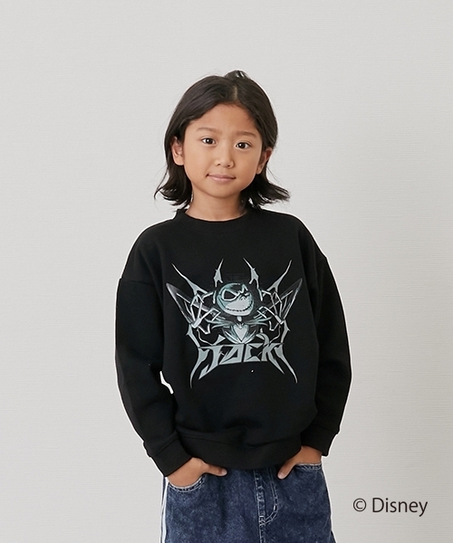 GLAZOS（グラソス）の「【SKIT0LY】【DISNEY】ナイトメアー・ビフォア・クリスマス/アソートプリントトレーナー（スウェット・キッズ・ホワイト/ブラック/パープル・130cm/100cm/120cm/140cm/110cm）」の2枚目の写真