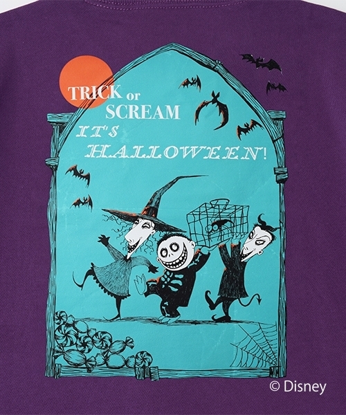 GLAZOS（グラソス）の「【SKIT0LY】【DISNEY】ナイトメアー・ビフォア・クリスマス/アソートプリントトレーナー（スウェット・キッズ・ホワイト/ブラック/パープル・130cm/100cm/120cm/140cm/110cm）」の17枚目の写真