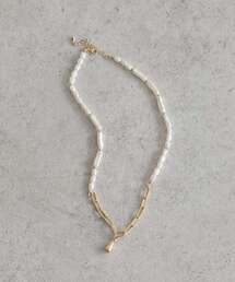 earth music&ecology | パールMIXY字ネックレス(ネックレス)