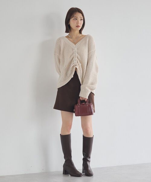 earth music&ecology（アースミュージックアンドエコロジー）の「パールMIXY字ネックレス（ネックレス・レディース・ゴールド/シルバー・FREE）」の7枚目の写真