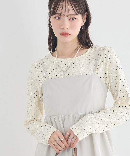 earth music&ecology（アースミュージックアンドエコロジー）の「パールMIXY字ネックレス（ネックレス・レディース・ゴールド/シルバー・FREE）」の10枚目の写真