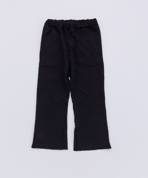 Ocean&Ground(オーシャン&グラウンド)の「ジャガードスリットフレアパンツ(その他パンツ・キッズ・ブラック/ライトブルー/レッド/グリーン・110/100/90/80/140/130/120)」の2枚目の写真