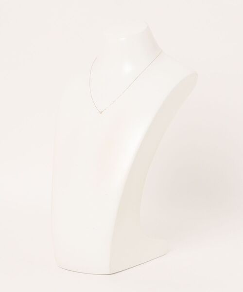 TAKE-UP（テイクアップ）の「K10ダイヤモンド　6ツメリティアネックレス（ネックレス・レディース・イエローゴールド・FREE）」の7枚目の写真