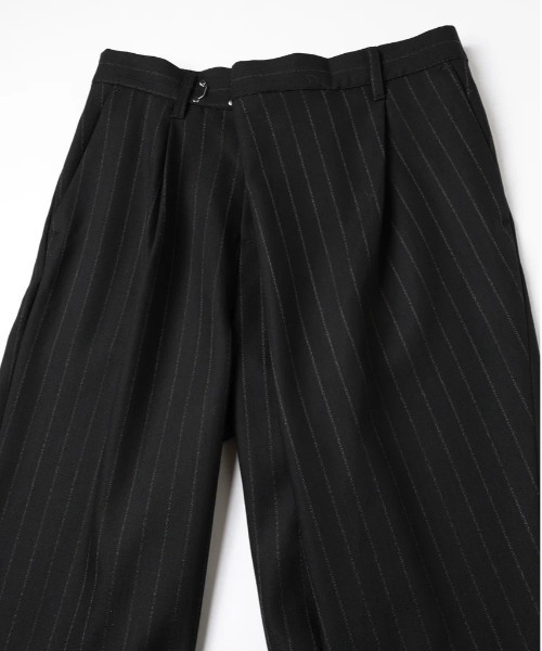 Jieda（ジエダ）の「【Jieda/ジエダ】OVER RAP SLACKS（スラックス・メンズ・ブラック/グレー・1/2）」の4枚目の写真