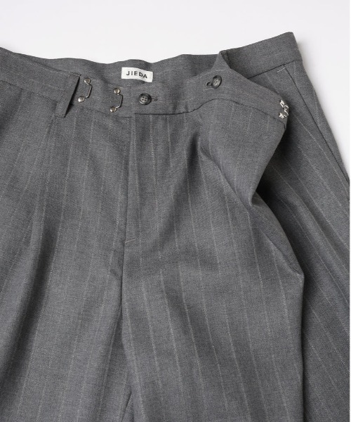Jieda（ジエダ）の「【Jieda/ジエダ】OVER RAP SLACKS（スラックス・メンズ・ブラック/グレー・1/2）」の5枚目の写真