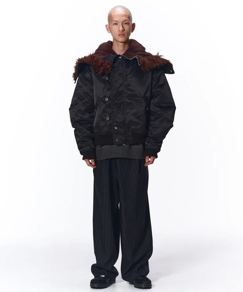 Jieda（ジエダ）の「【Jieda/ジエダ】OVER RAP SLACKS（スラックス・メンズ・ブラック/グレー・1/2）」の17枚目の写真