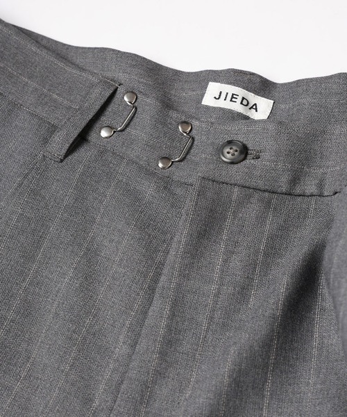 Jieda（ジエダ）の「【Jieda/ジエダ】OVER RAP SLACKS（スラックス・メンズ・ブラック/グレー・1/2）」の7枚目の写真