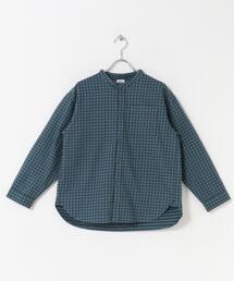 URBAN RESEARCH DOORS | 『WEB/一部店舗限定』『親子リンク』起毛ネルバンドカラーシャツ(KIDS)(シャツ/ブラウス)