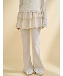 merry jenny | lace layered flare pants(スウェットパンツ)