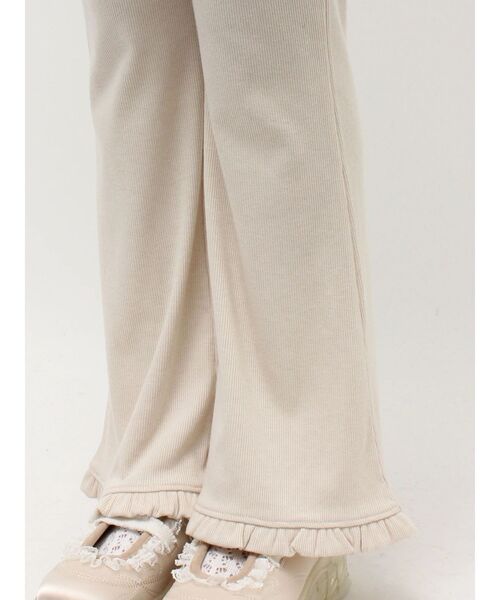 merry jenny（メリージェニー）の「lace layered flare pants（スウェットパンツ・レディース・グレー/アイボリー・FREE）」の17枚目の写真