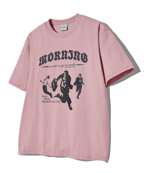 F.ILLUMINATE(フィルミネイト)の「モダンラウンドTシャツ-ピンク(Tシャツ/カットソー・レディース・その他・MEDIUM/LARGE/SMALL)」の1枚目の写真