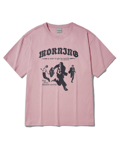 F.ILLUMINATE(フィルミネイト)の「モダンラウンドTシャツ-ピンク(Tシャツ/カットソー・レディース・その他・MEDIUM/LARGE/SMALL)」の2枚目の写真