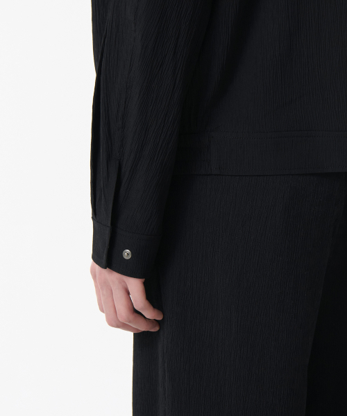 MUSINSA STANDARD（ムシンサスタンダード）の「クリンクルブルゾンジャケット[ブラック]（ブルゾン・メンズ・その他・MEDIUM/LARGE/X-LARGE/XX-LARGE）」の6枚目の写真