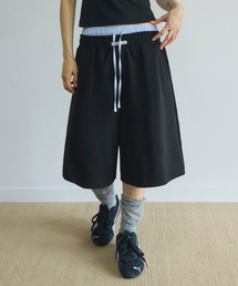 SLEEKGLOW（スリック グロウ）の「ボクサートランクスバミューダパンツ[ブラック]（その他パンツ）」