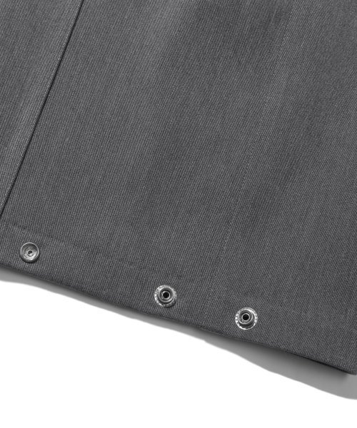 TRILLION（トリリオン）の「サイドタックスナップボタンワイドスラックス（グレー）（スラックス・レディース・その他・X-LARGE/MEDIUM/LARGE）」の10枚目の写真