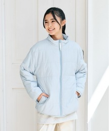 MPS（エムピーエス）の「【MPS】スタンドネック裏ボア中綿ジャケット (撥水/防風/あったか/軽量/キッズ/通学/通園/洗濯機OK/冬アウター)（ダウンジャケット/コート・キッズ）」