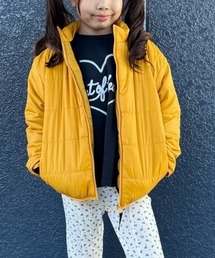 Right-on（ライトオン）の「【MPS】スタンドネック裏ボア中綿ジャケット (撥水/防風/あったか/軽量/キッズ/通学/通園/洗濯機OK/冬アウター)（ダウンジャケット/コート）」