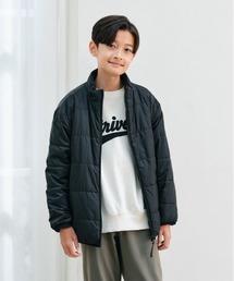 Right-on（ライトオン）の「【MPS】スタンドネック裏ボア中綿ジャケット (撥水/防風/あったか/軽量/キッズ/通学/通園/洗濯機OK/冬アウター)（ダウンジャケット/コート）」