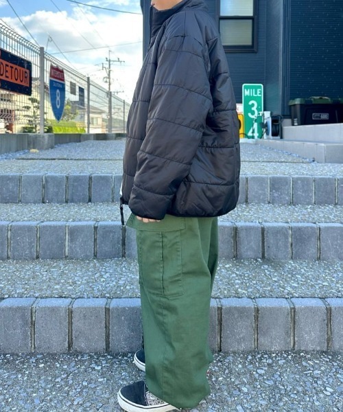 MPS(エムピーエス)の「【MPS】スタンドネック裏ボア中綿ジャケット (撥水/防風/あったか/軽量/キッズ/通学/通園/洗濯機OK/冬アウター)(ダウンジャケット/コート・キッズ・ブラック/ライラック/グリーン/ブルー/イエロー/サックスブルー・150/160/130/140/110/120)」の22枚目の写真