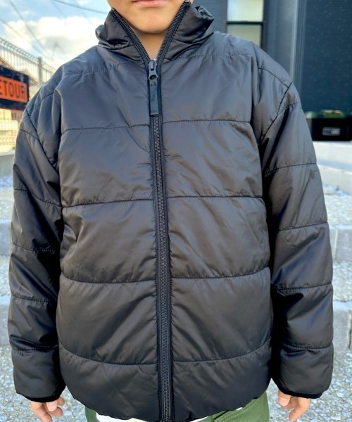 MPS(エムピーエス)の「【MPS】スタンドネック裏ボア中綿ジャケット (撥水/防風/あったか/軽量/キッズ/通学/通園/洗濯機OK/冬アウター)(ダウンジャケット/コート・キッズ・ブラック/ライラック/グリーン/ブルー/イエロー/サックスブルー・150/160/130/140/110/120)」の20枚目の写真