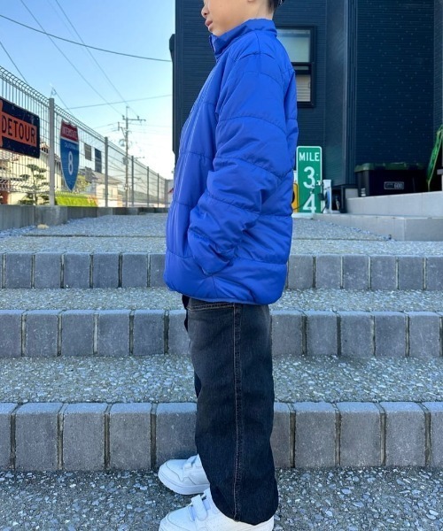 セール】【MPS】スタンドネック裏ボア中綿ジャケット (撥水/防風