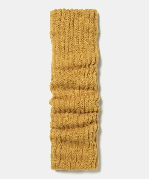 tutuanna（チュチュアンナ）の「[まるで毛布！のような暖かさ・厚手]あぜ編み裏起毛レッグウォーマー45cm丈（レッグウォーマー・レディース・ワイン/アーミー/ブラック/ターメリック/グレイッシュブルー/グレー/キナリ/ネイビー/チャコール・フリー）」の8枚目の写真