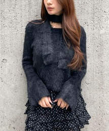 3.3 Field Trip  | 3.3 Field Trip／シャギーストールニット(ニット/セーター)