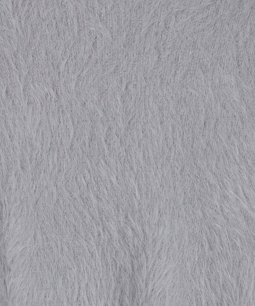 3.3 Field Trip （3.3フィールドトリップ）の「3.3 Field Trip／シャギーストールニット（ニット/セーター・レディース・グレー/ブラック/アイボリー・FREE）」の22枚目の写真