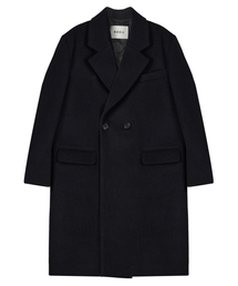 NODU（ノードユー）の「ウールブレンドダブルコート [ブラック]（チェスターコート）」