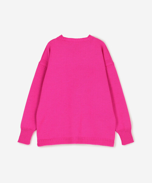 Le Tricoteur(ルトリコチュール)の「Le Tricoteur | トラディショナル ウールガンジーセーター NEON UNISEX(ニット/セーター・レディース・イエロー/ピンク・50/48/52)」の17枚目の写真