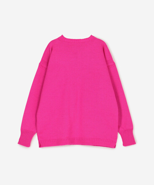 Le Tricoteur(ルトリコチュール)の「Le Tricoteur | トラディショナル ウールガンジーセーター NEON UNISEX(ニット/セーター・レディース・イエロー/ピンク・50/48/52)」の18枚目の写真