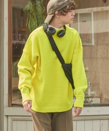 Le Tricoteur | トラディショナル ウールガンジーセーター NEON UNISEX