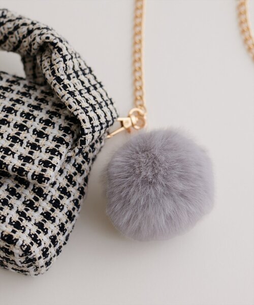 natural couture（ナチュラルクチュール）の「ねじりハンドルミニショルダー（ショルダーバッグ・レディース・アイボリー/ブラック/ボルドー/ブラウン・FREE）」の19枚目の写真