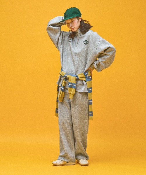 Kappa(カッパ)の「≪Kappa×and ST ウェルネスクラブ≫Heaith&Wellnessデザインスウェット (ユニセックス)(スウェット・レディース・グレー/ブラック/ホワイト/ピンク・SMALL/MEDIUM/LARGE)」の6枚目の写真