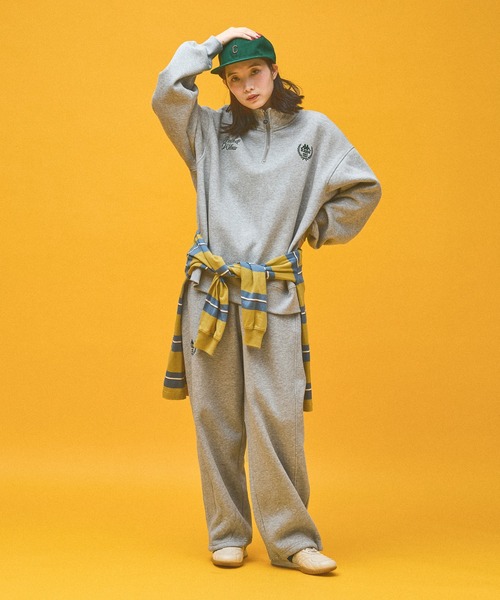 Kappa(カッパ)の「≪Kappa×and ST ウェルネスクラブ≫Heaith&Wellnessデザインスウェット (ユニセックス)(スウェット・レディース・グレー/ブラック/ホワイト/ピンク・SMALL/MEDIUM/LARGE)」の8枚目の写真