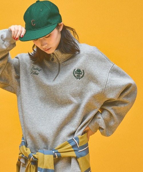 Kappa(カッパ)の「≪Kappa×and ST ウェルネスクラブ≫Heaith&Wellnessデザインスウェット (ユニセックス)(スウェット・レディース・グレー/ブラック/ホワイト/ピンク・SMALL/MEDIUM/LARGE)」の11枚目の写真