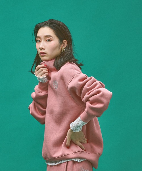 Kappa(カッパ)の「≪Kappa×and ST ウェルネスクラブ≫Heaith&Wellnessデザインスウェット (ユニセックス)(スウェット・レディース・グレー/ブラック/ホワイト/ピンク・SMALL/MEDIUM/LARGE)」の15枚目の写真