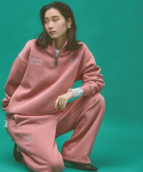 Kappa(カッパ)の「≪Kappa×and ST ウェルネスクラブ≫Heaith&Wellnessデザインスウェット (ユニセックス)(スウェット・レディース・グレー/ブラック/ホワイト/ピンク・SMALL/MEDIUM/LARGE)」の16枚目の写真