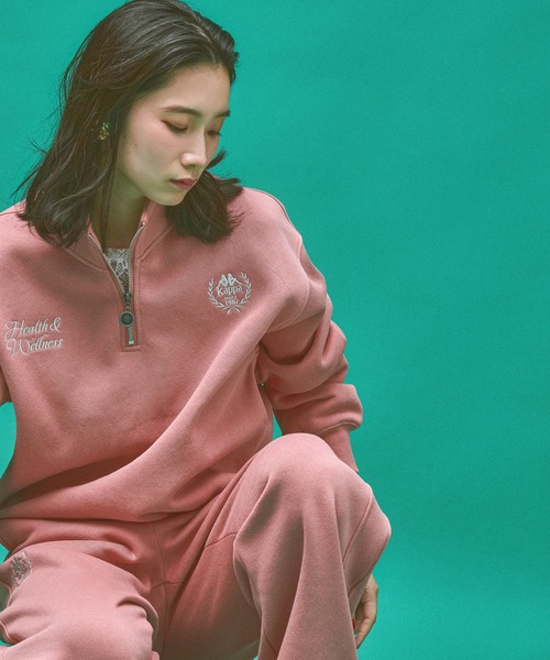 Kappa(カッパ)の「≪Kappa×and ST ウェルネスクラブ≫Heaith&Wellnessデザインスウェット (ユニセックス)(スウェット・レディース・グレー/ブラック/ホワイト/ピンク・SMALL/MEDIUM/LARGE)」の17枚目の写真